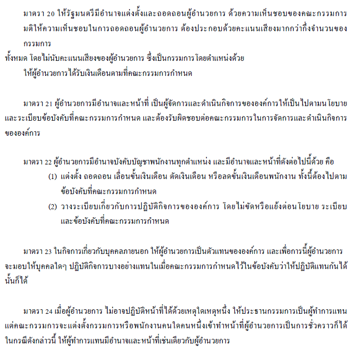 พระราชกฤษฎีกาจัดตั้งองค์การตลาด
